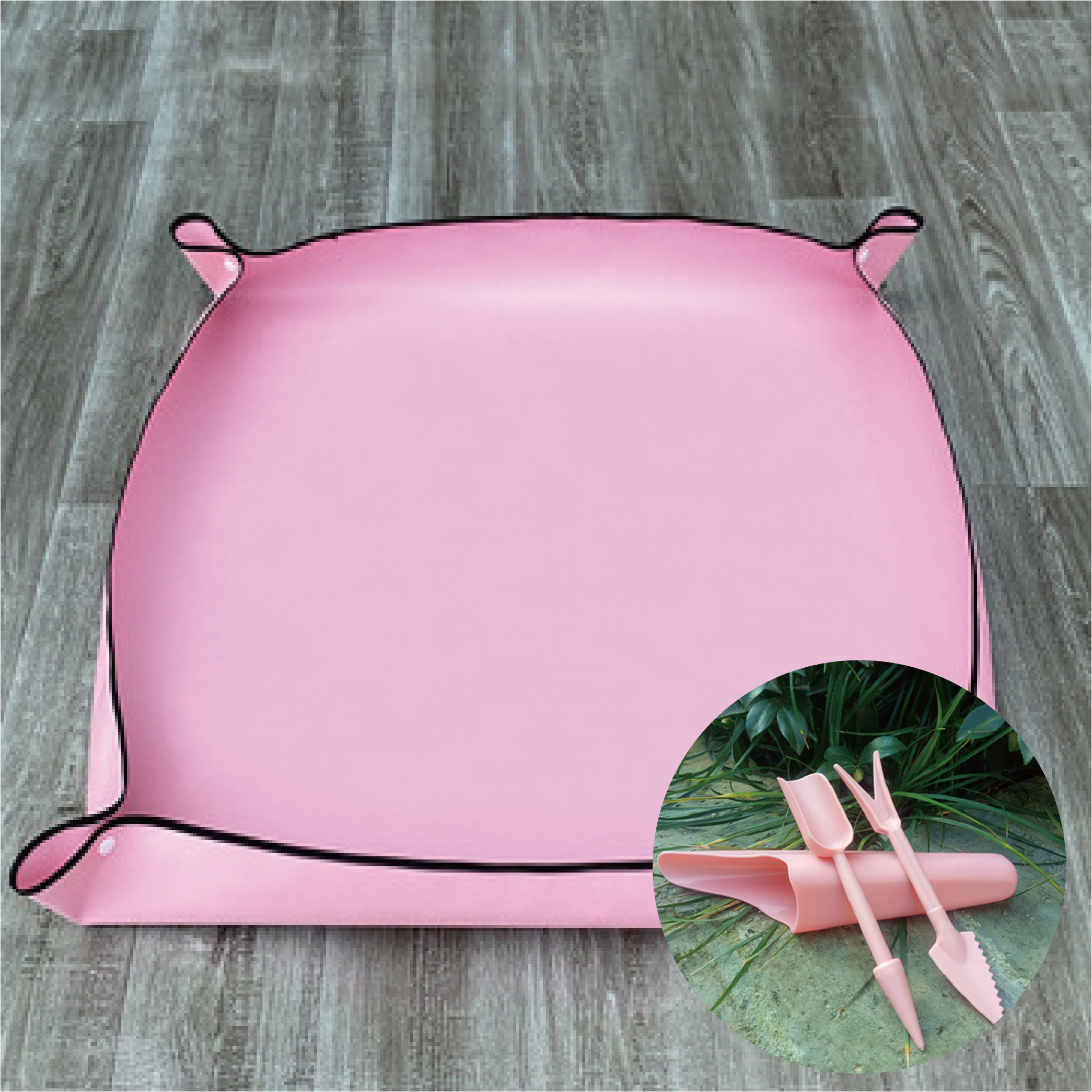 몽데뷰 분갈이 매트 방수 다용도 대형 도구포함 가드닝 세트, 1세트 16,500원