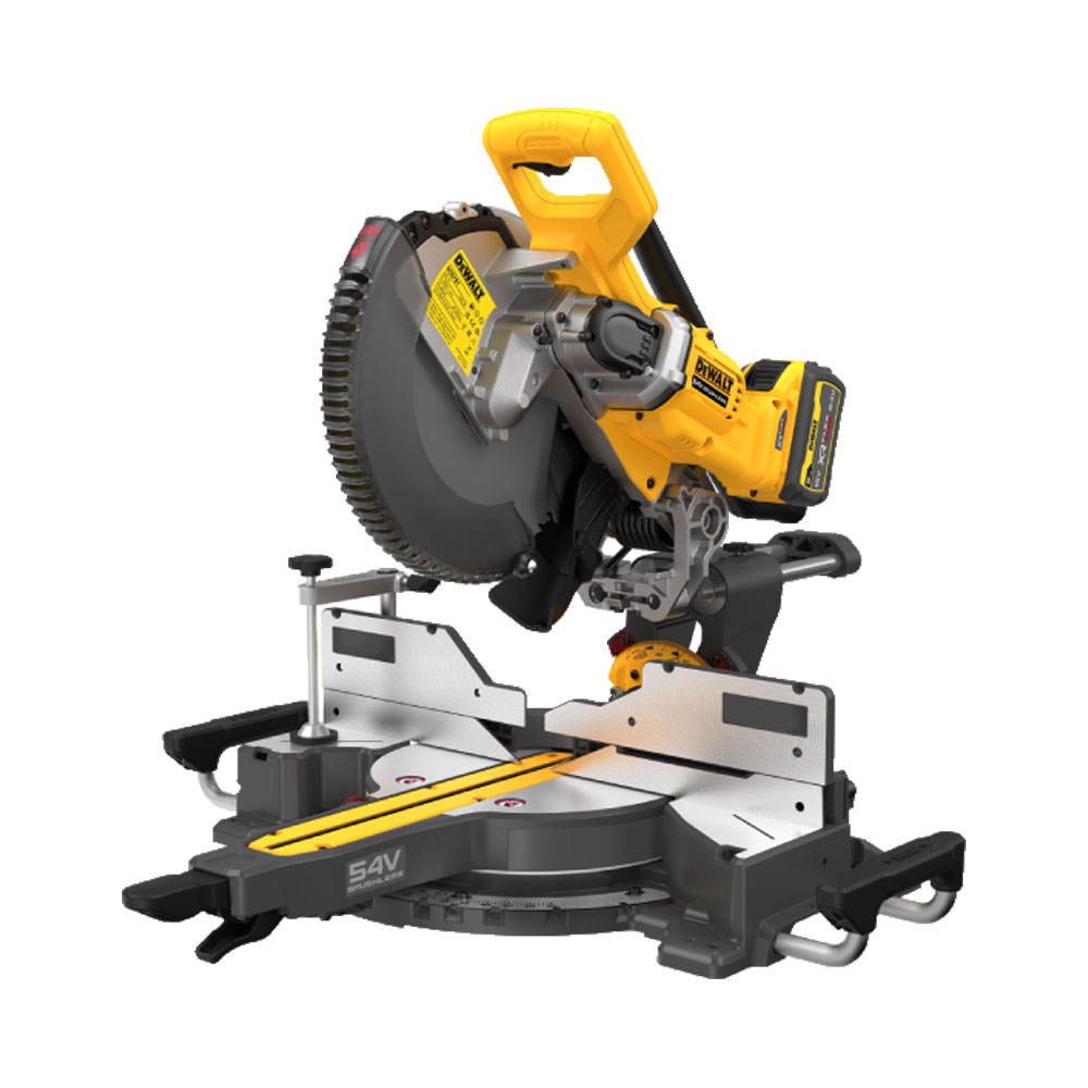 디월트 60V / 3.0AH FLEXVOLT BL 12인치 슬라이딩 각도절단기 (톱날포함) DCS781X2 1,809,000원