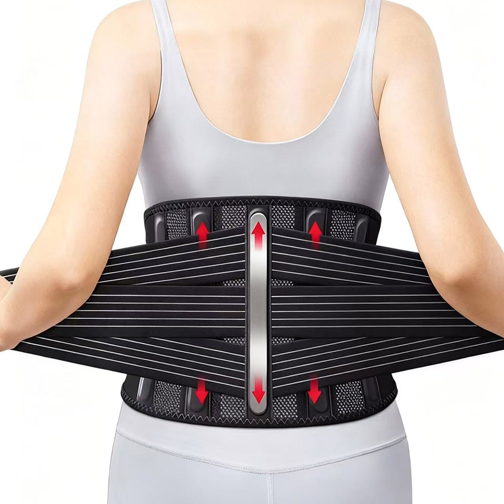 고탄력 통기성 편안한 메쉬 허리고정 남녀공용 허리보호대, 1개 46,600원