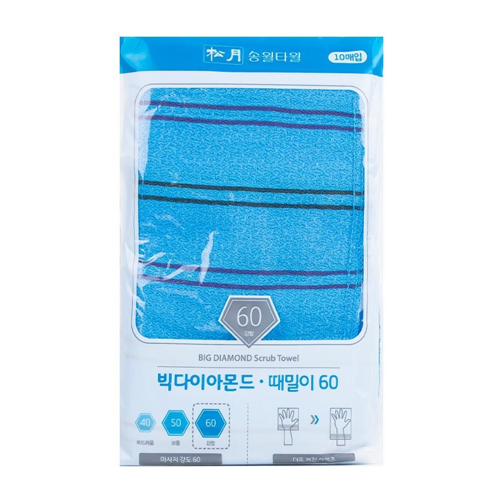 송월 빅 다이아 60 때밀이 타월 10매 ykm*97675BJ 19,420원