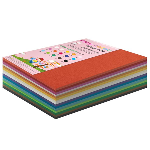 종이문화 플레이칼라 도화지 180g 15색 혼합 38,610원