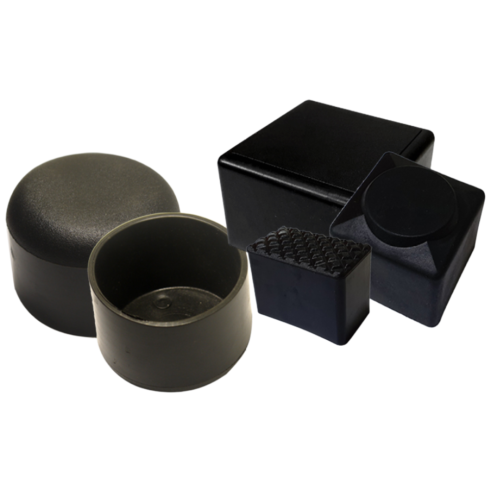 PVC 원형 사각 연질캡 고무 파이프 의자발 가구발 높이조절, 1개 360원