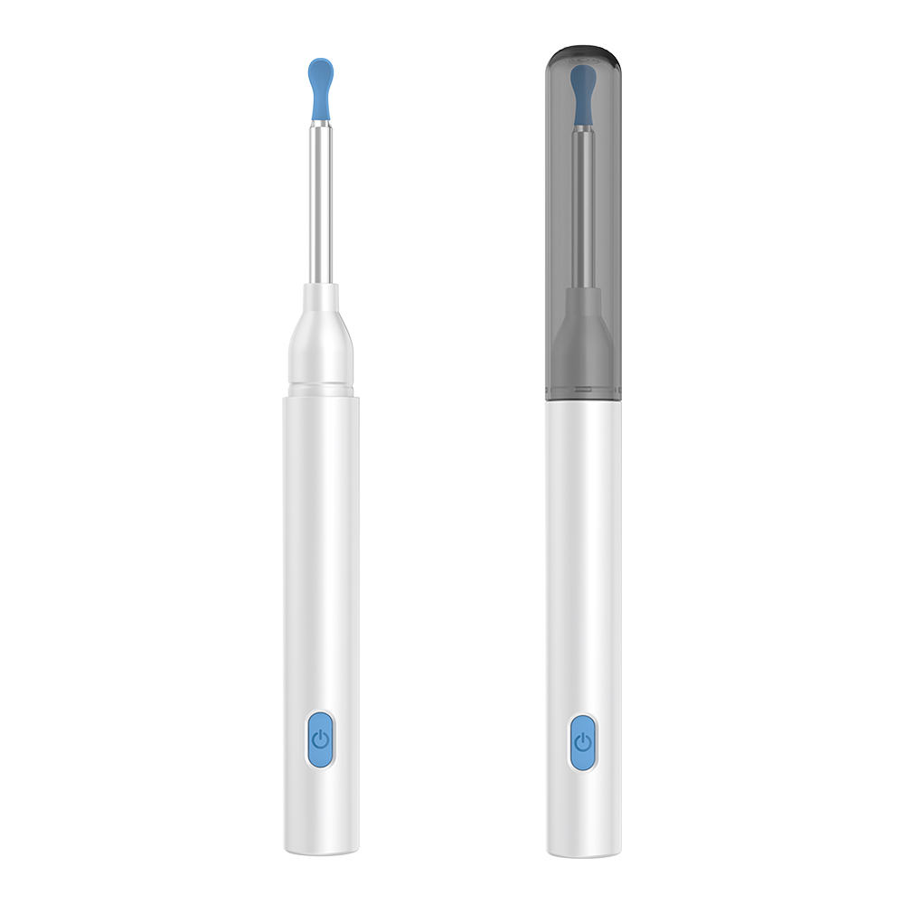 고화질 내시경 귀이개 귀이개 무선 LED 조명 스마트폰 실시간 확인, 화이트, 1개 80,000원