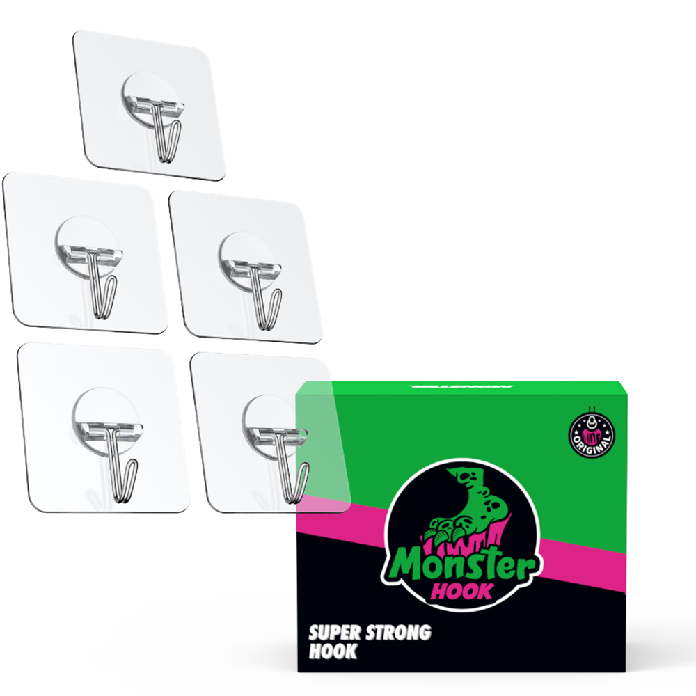 몬스터겔 무타공 부착식 후크 5p 8,050원