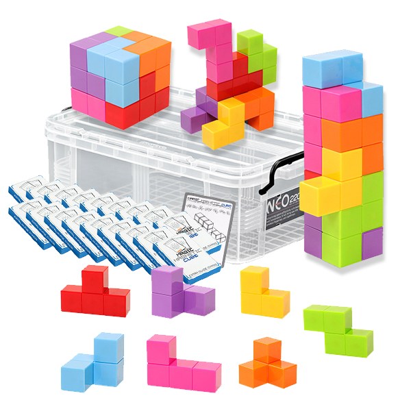마그네틱 매직 자석 소마 큐브 테트리스 기관용 84p (보관함포함), 1개, 단품 188,000원
