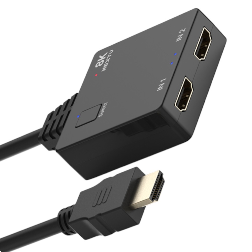 연오랑 넥스트유 4312SWC8K 2:1 HDMI선택기 8K60Hz Ver2.1 일체형케이블 HDCP2.3 27,300원