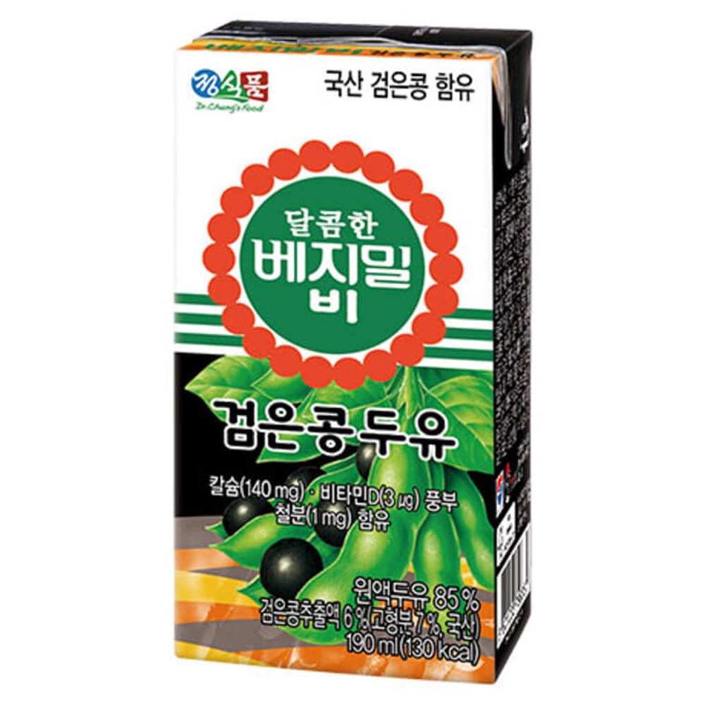 달콤한 베지밀B 검은콩 두유, 64개, 190ml 52,500원