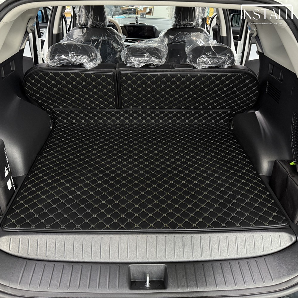 더뉴 스포티지 NQ5 페이스리프트 (2025~2026) 프리미엄 퀄팅 트렁크매트, 블랙+브라운(실), 하이브리드 79,000원