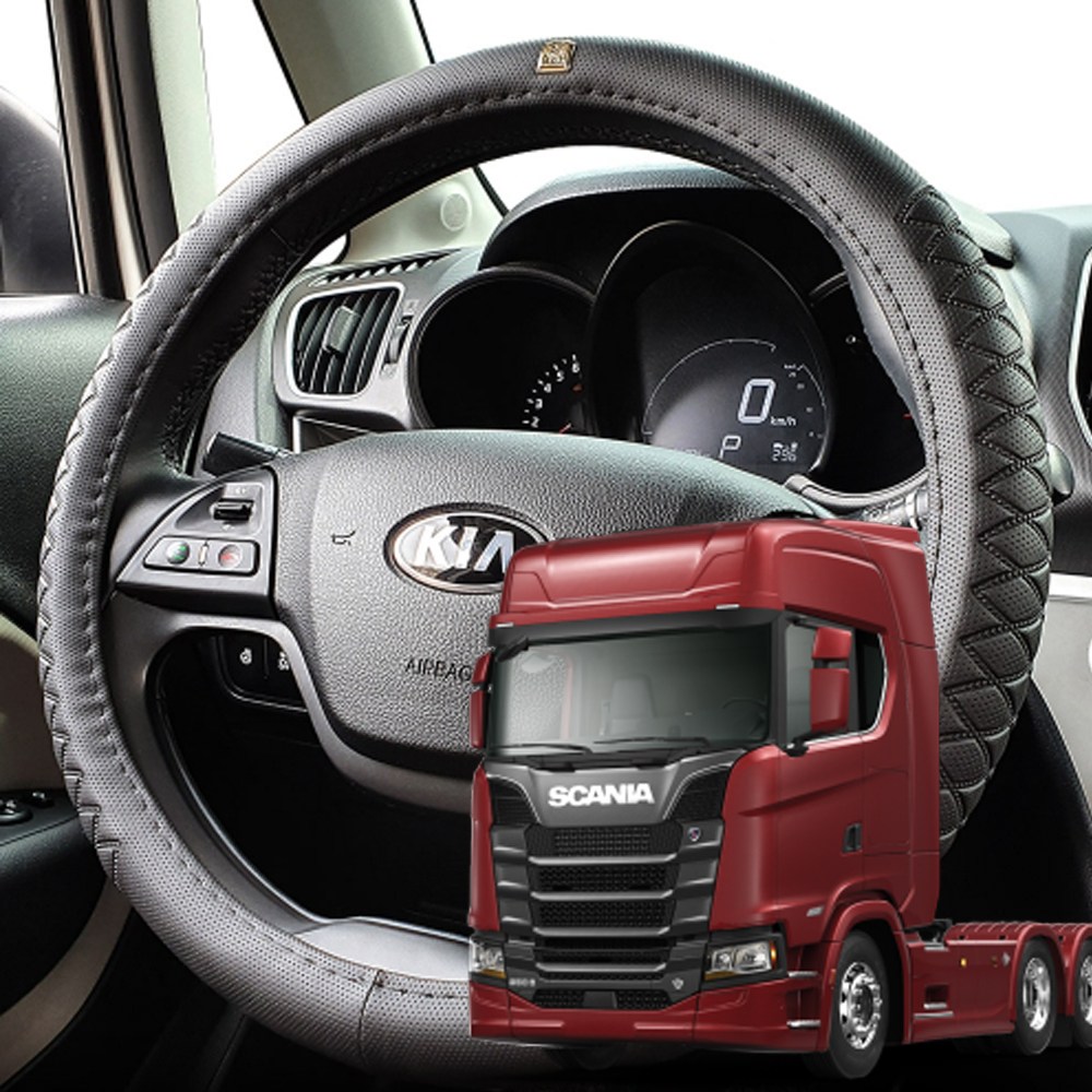 레렌토 대형 트럭 버스 가죽 핸들커버 스카니아 36,850원