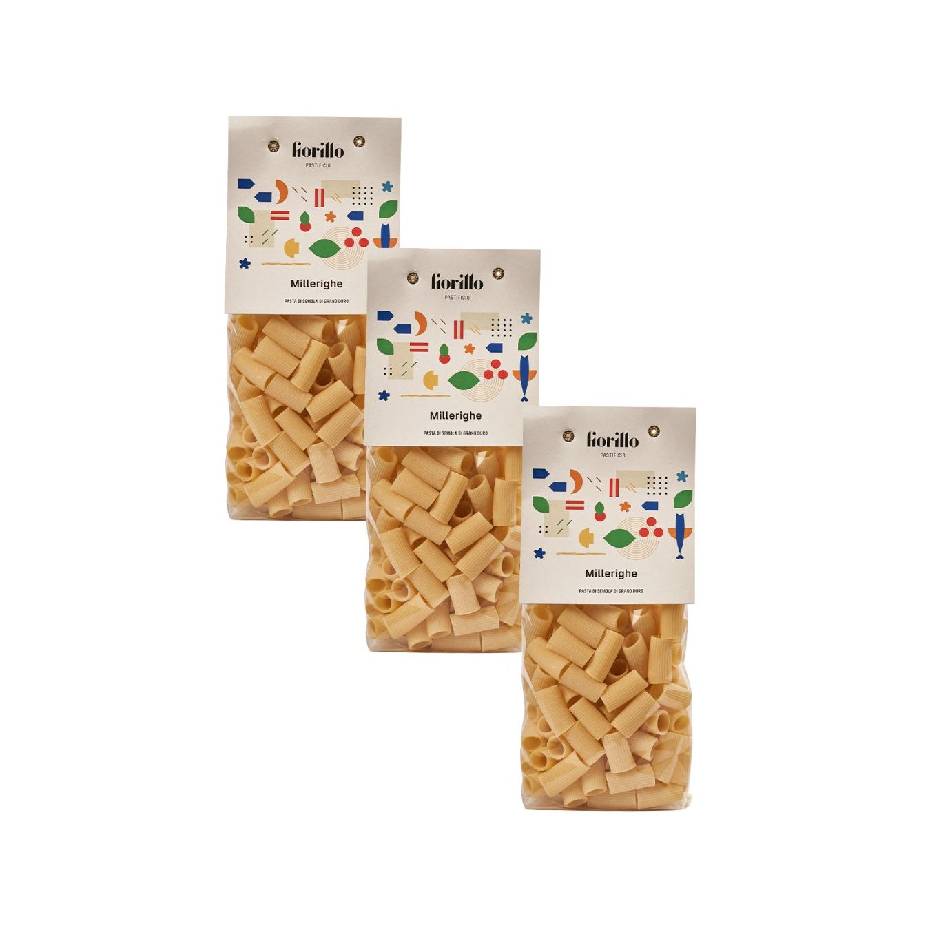 파스티피치오 피오릴로 밀레리게 파스타 수제 100% 이탈리아 듀럼 밀 세몰리나 Millerighe Pasta,Pastificio Fiorillo, 500g, 3개 73,000원