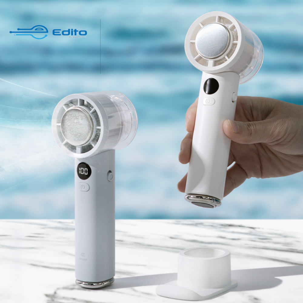 에디토 파워쿨링 휴대용 냉각 선풍기 에어컨 손풍기 미니 손선풍기 100단 29,700원