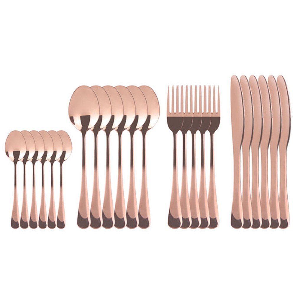 양식기 커트러리세트 포크나이프세트 수저 포크 나이프 선물세트, 로즈골드, 1개 29,900원