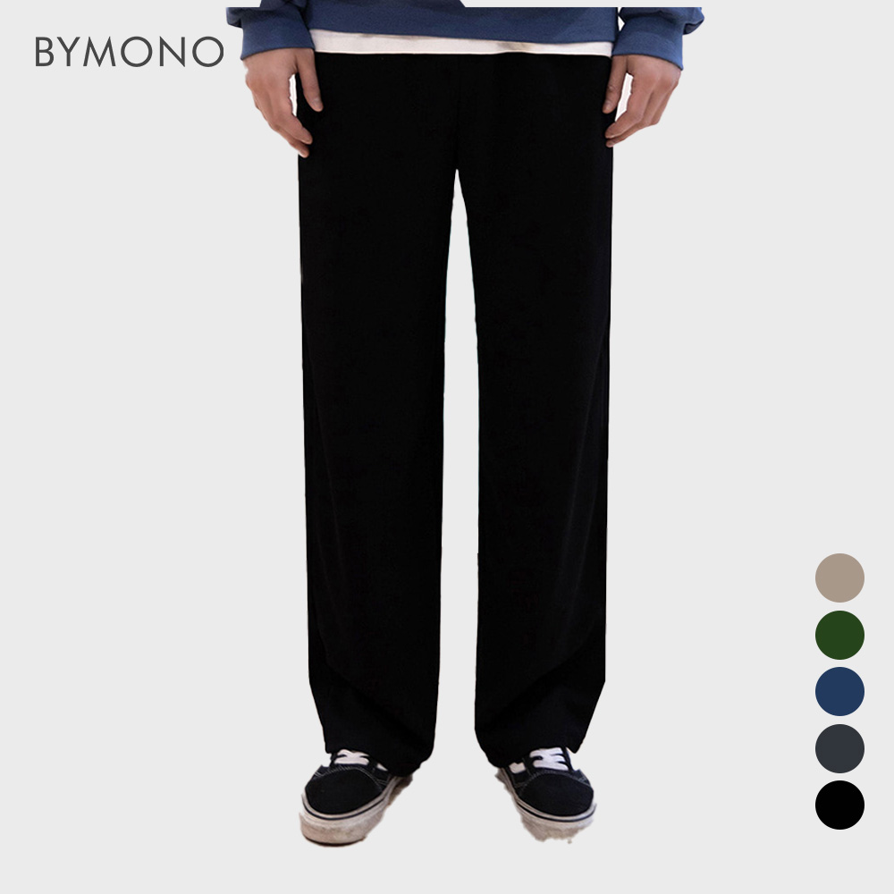 32~50 바이모노 모노 데일리 이지케어 와이드 팬츠 남자 빅사이즈 구김없는 스판 밴딩 남성 편한 면바지 32 34 36 38 40 42 44 46 26,900원