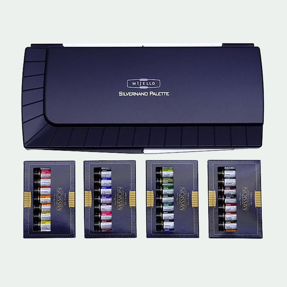 미젤로 미션 골드클래스 수채화 물감 36색 7ml 은나노 팔레트 [MWCPN-7036] 133,800원