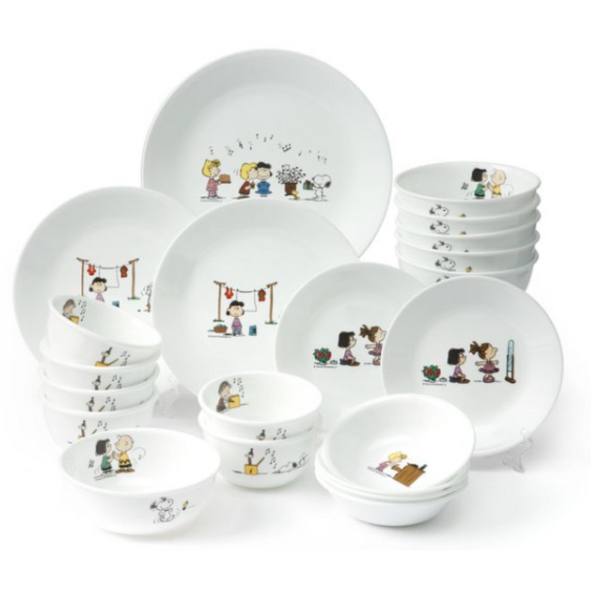 코렐 스누피더홈 6인 21P 코리안 실속세트 237,500원