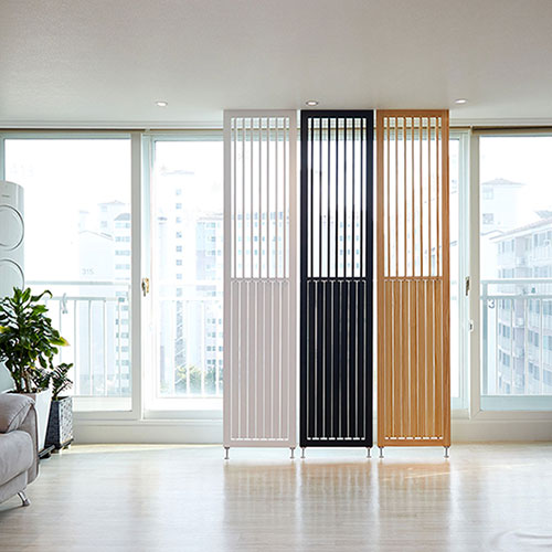 까사라움 공간분리 인테리어 무빙 가벽 파티션 3color, 내추럴 129,000원
