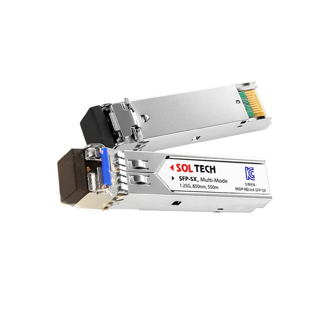 솔텍 광모듈 미니 지빅 SFP SX 1Gbps LC타입 멀티모드 2코어 광케이블 광스위치허브 단자 광커넥터 포트 24,200원