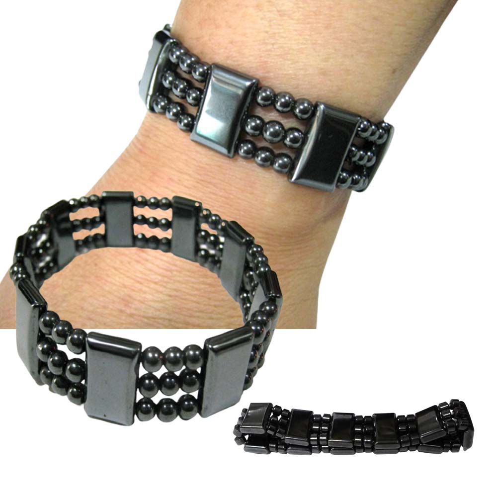 건강 자석팔찌 목걸이 게르마늄 마그네틱 팔찌줄, 자석팔찌 [D형], 1개 4,000원