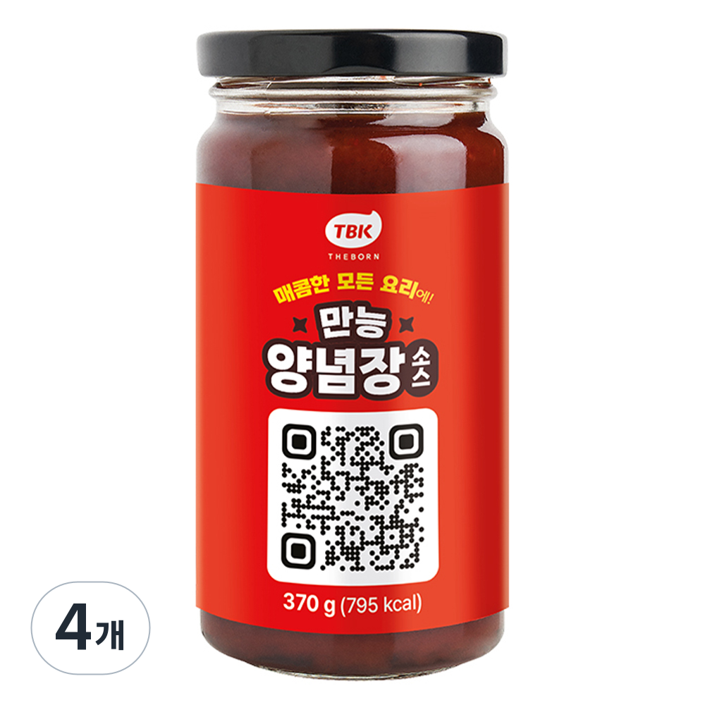 TBK 만능양념장소스, 370g, 4개 18,620원