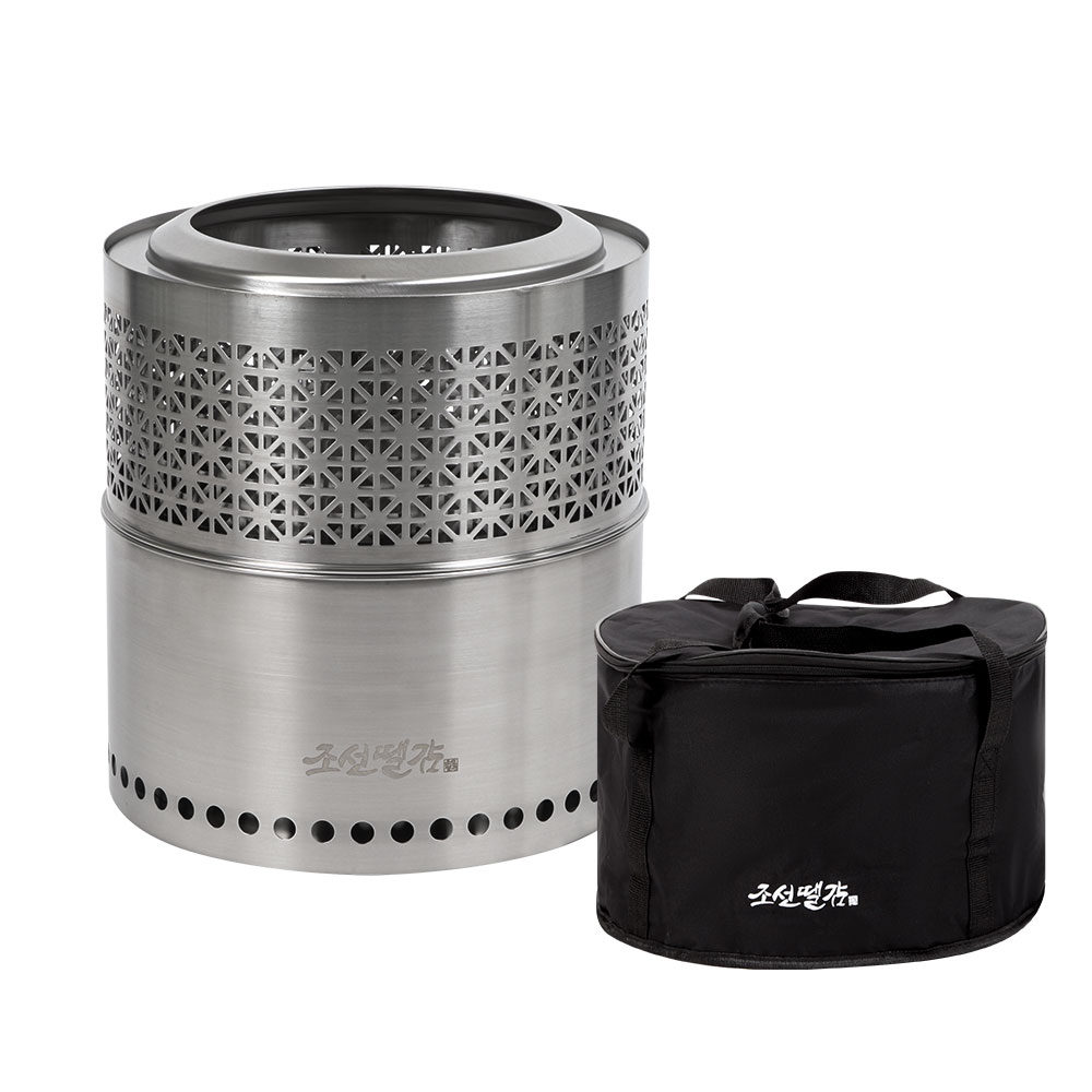 조선땔감 원형 화로대 플레임팟 불멍 바베큐그릴 캠핑 이중연소 화로대 전용가방포함 139,000원