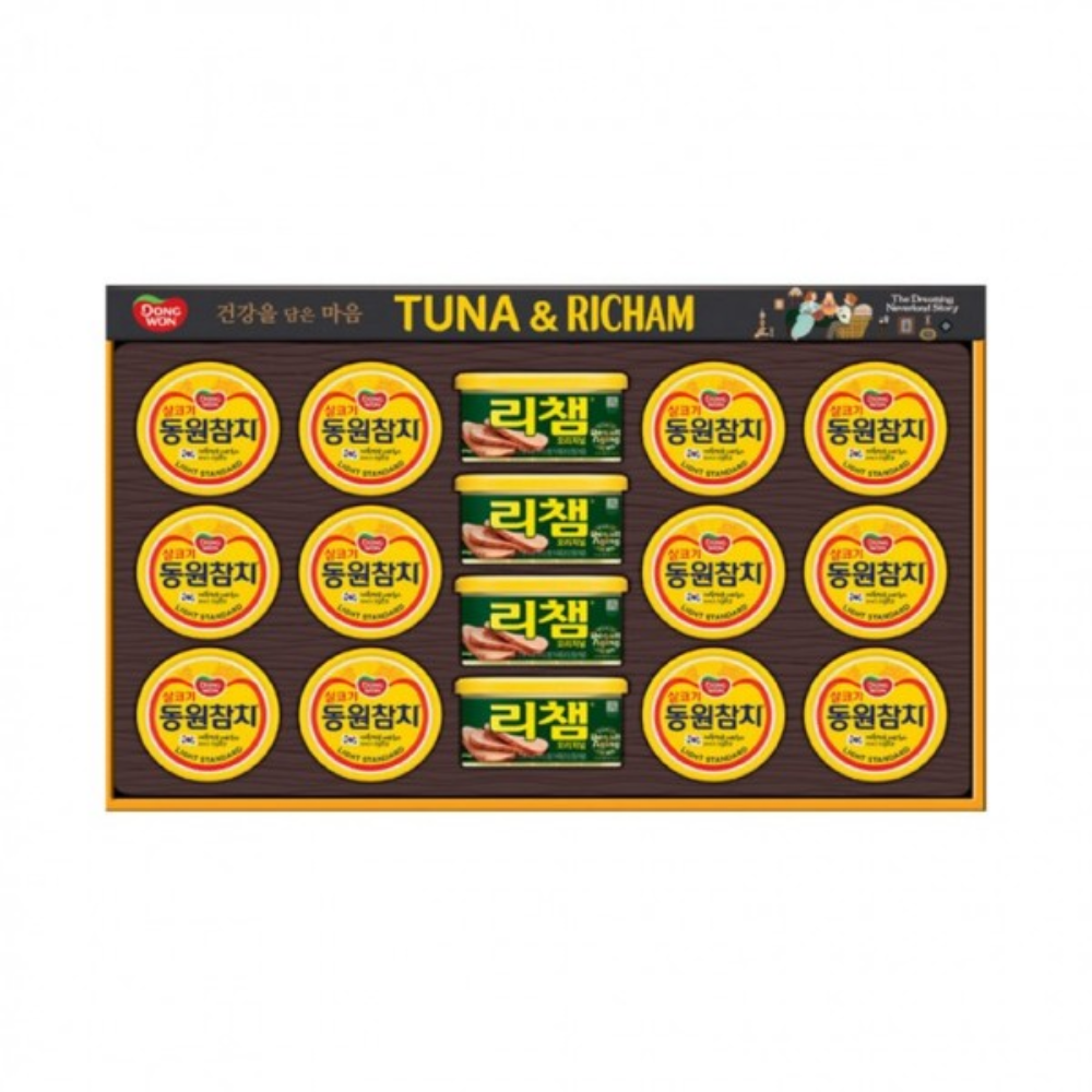LW 동원 튜나리챔 100호 4세트입 참치 리챔 명절 선물세트 246,100원