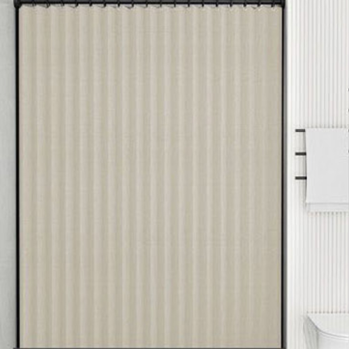 와뚜니 욕실 방수 샤워커튼 건습분리 커튼봉 세트 자석 고정 블라인드 디자인 욕실용 커튼, 1개, 베이지 카키 30,380원