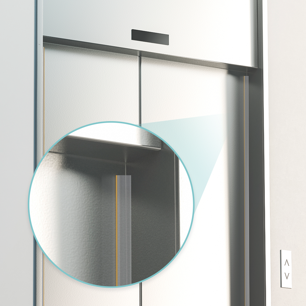 [아이손] 엘리베이터 승강기 투명 문틈 손끼임방지 안전 보호대, 투명, 1100mm, 4개 54,900원