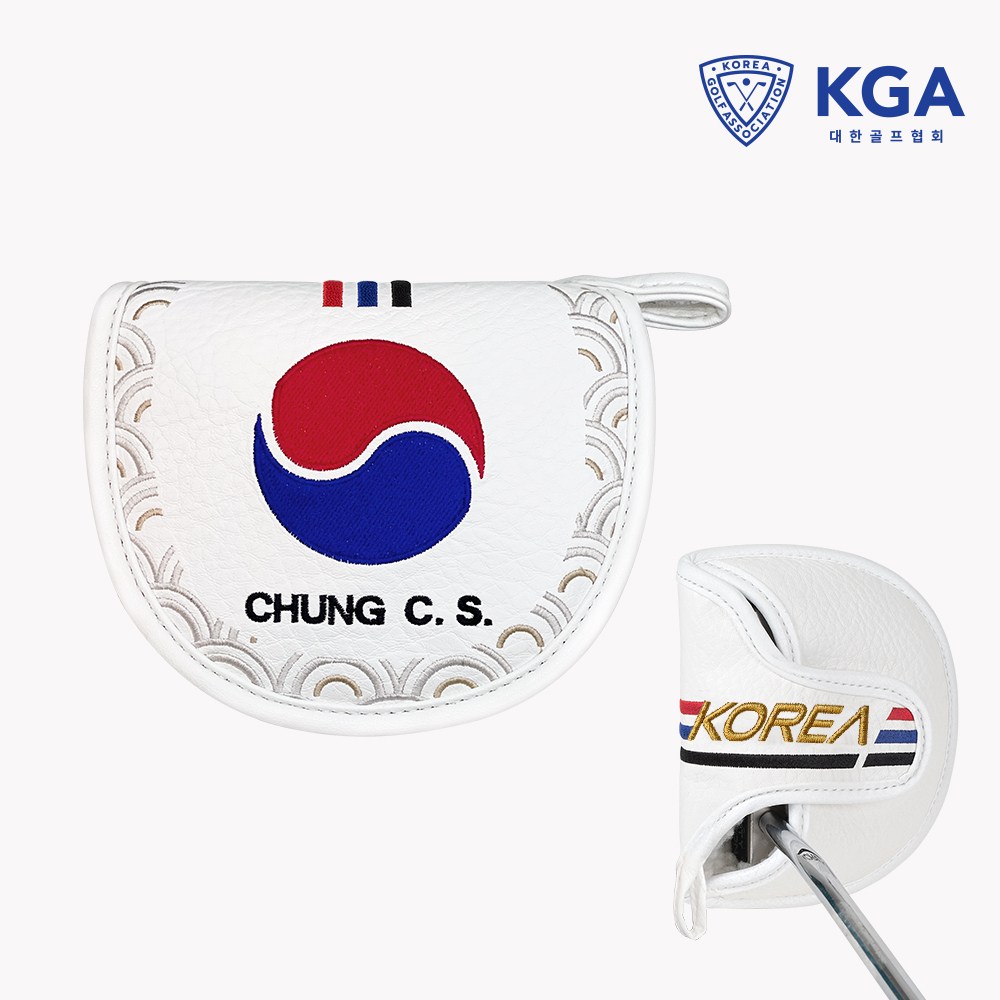 GR 골프 국가대표 말렛 퍼터커버 전통태극(KGA 정품), 혼합색상 60,000원