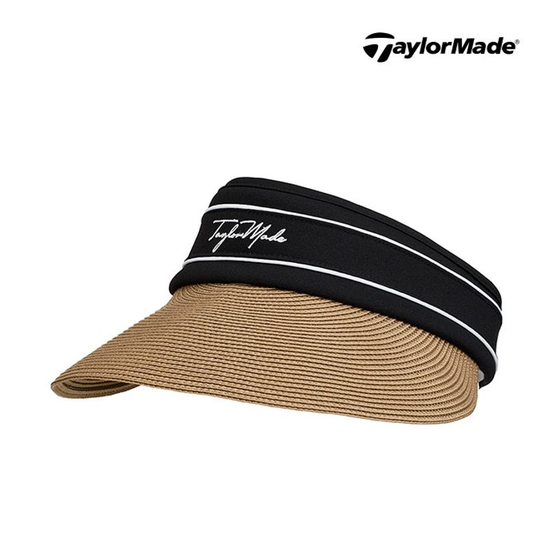테일러메이드 2025 우먼스 라탄 브림 바이저 썬캡 UN580 42,400원