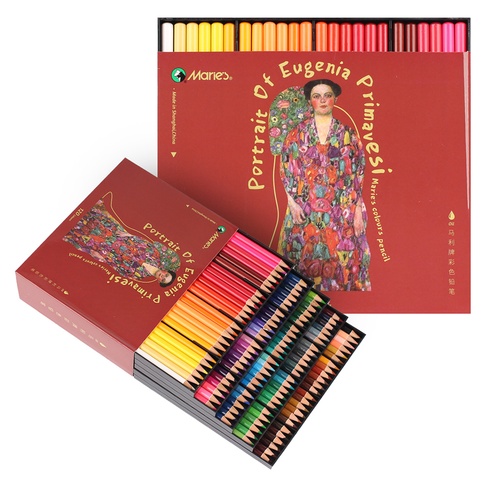 시나아트 드로잉 유성 색연필 120종 세트 C7524 29,500원