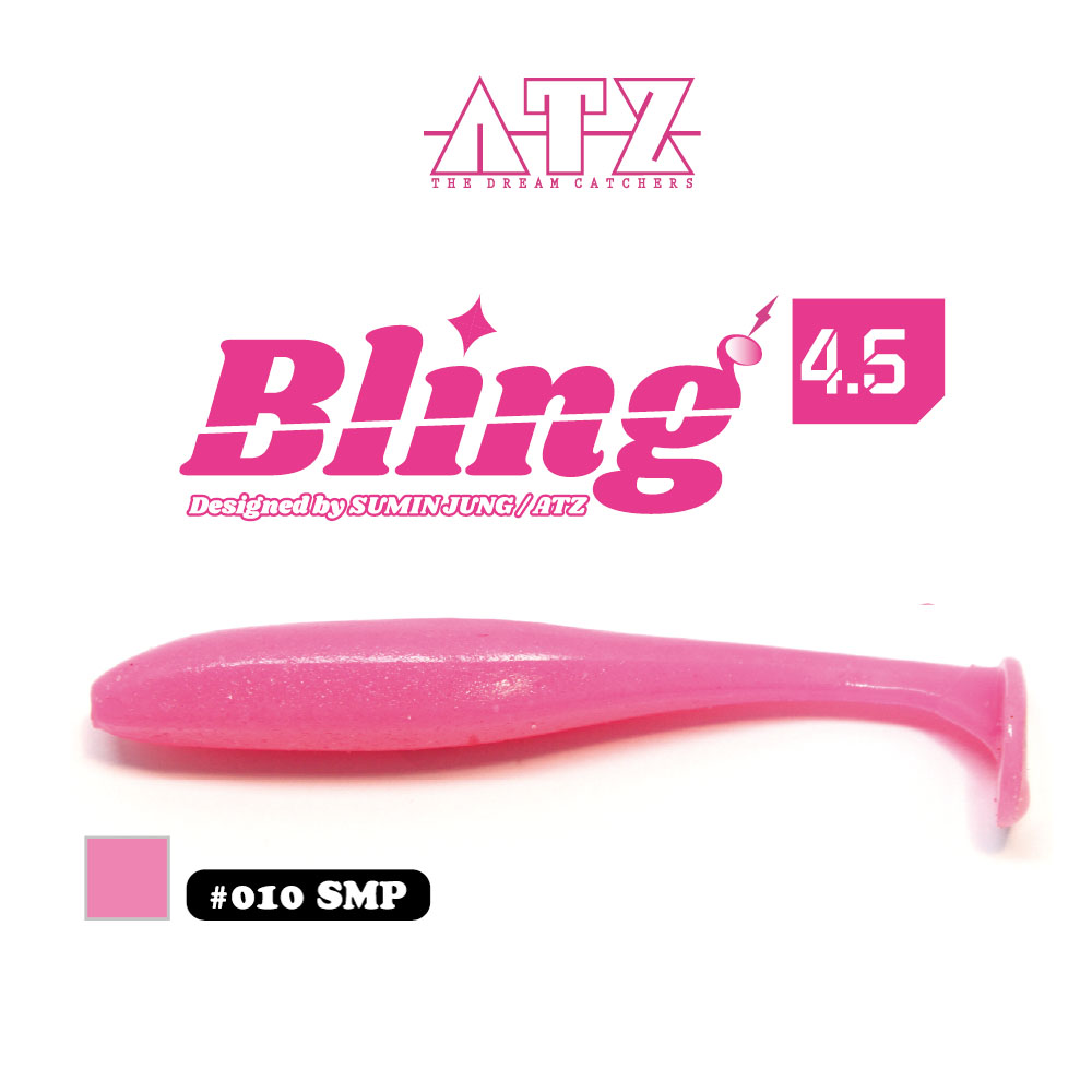 ATZ 블링 4.5 Bling 4.5 배스루어 배스낚시 쉐드웜 섀드웜, 010(SMP), 1개, 14g 12,800원