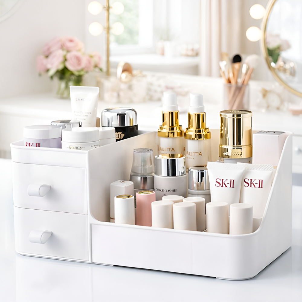 살림하루 대용량 완벽정리 서랍형 화장품 정리함 13,800원