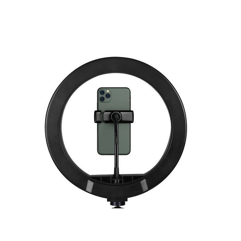 RGB LED 링라이트 조명 단품 / 유튜브 틱톡 인강용 라이브 방송 조명 / 15가지 색상 모드 + 스마트폰 거치대 포함, 1개, MJ33 19,000원