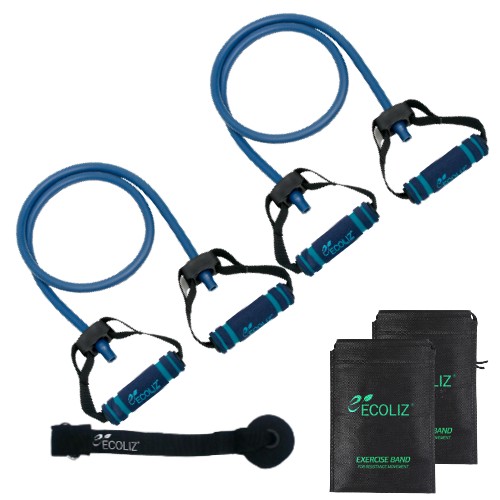 에코리즈 일자형 튜빙밴드 2P+도어앵커 파우치 세트 15,900원
