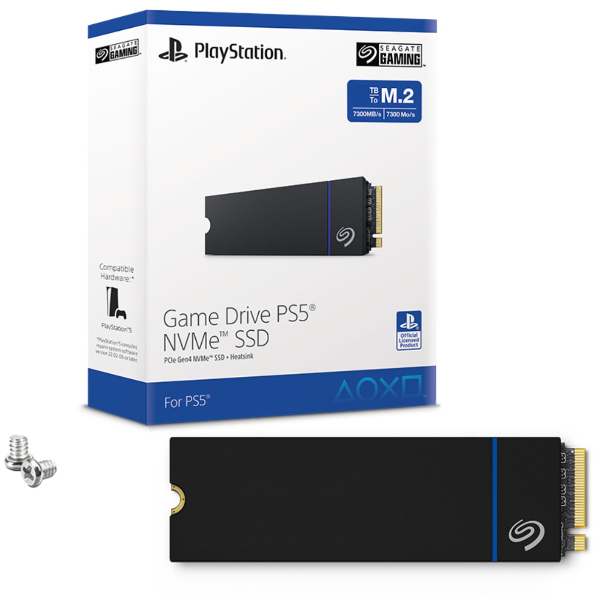 씨게이트 정품 PS5 공식 라이선스 SSD NVMe Gen4.0 M.2 2280, 2TB, Game Drive for PS5 599,000원