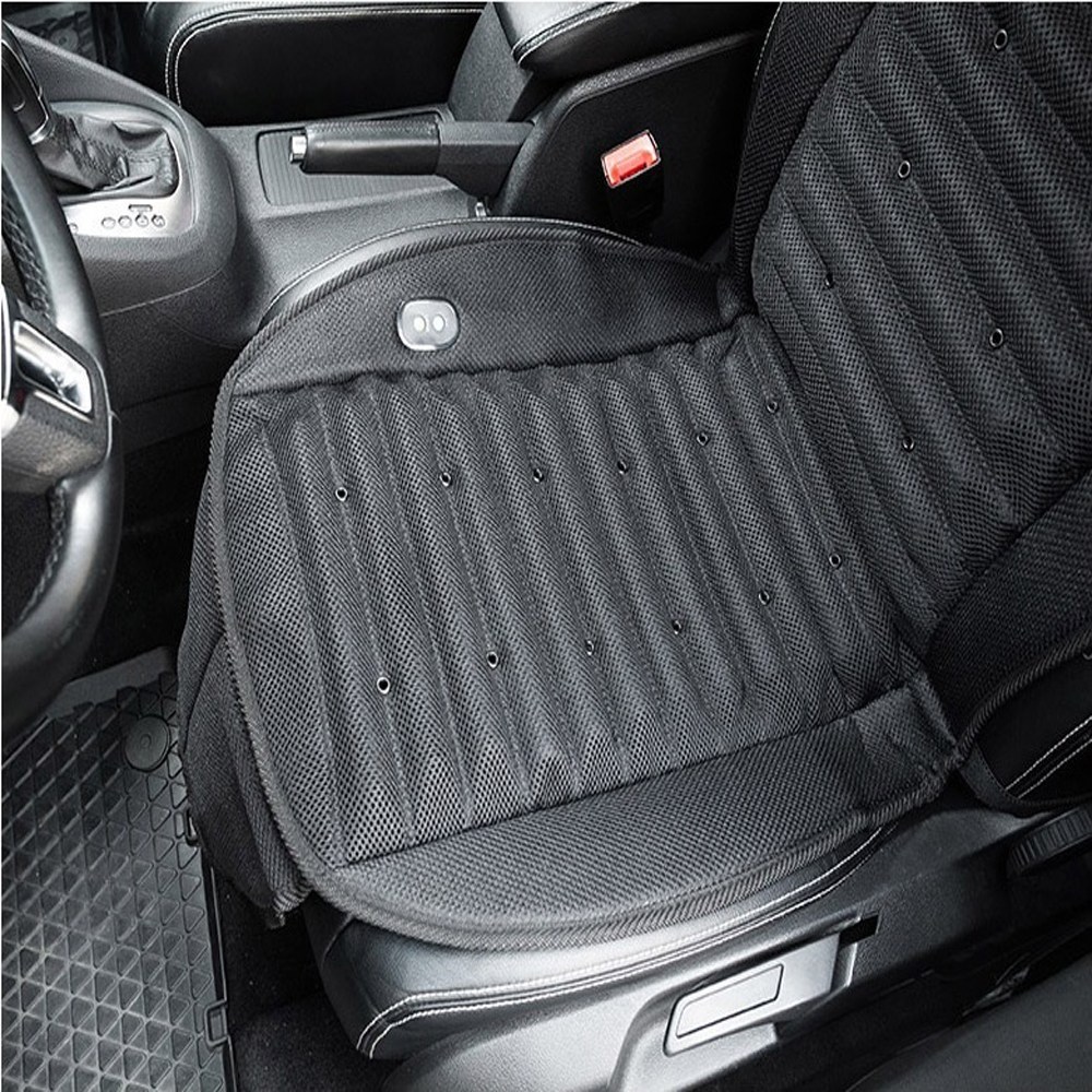더쎈 차량용 통풍시트 전신 쿨링시트 자동차 운전석 송풍시트 쿨시트 커버 모든 차종 가능, 블랙, 1개 45,000원