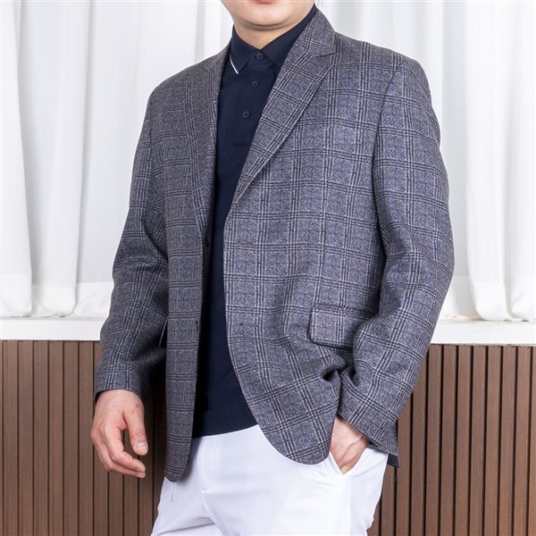 간절기 중년 남성 그레이튼 클래식 울론 신사 콤비 자켓 86,800원