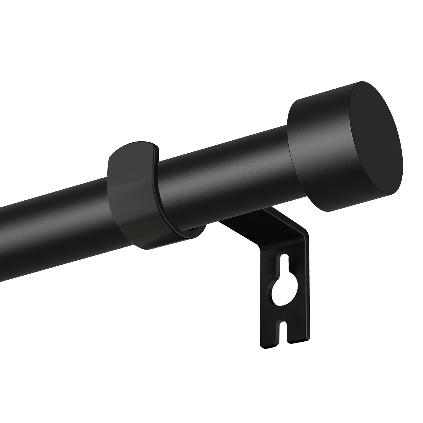 Vellichor 조절 가능한 사이즈 고급 스테인리스 스틸 현대식 커튼봉 두꺼운 디자인으로 높은 하중을 견딜 수 있습니다, 검정색 13,980원