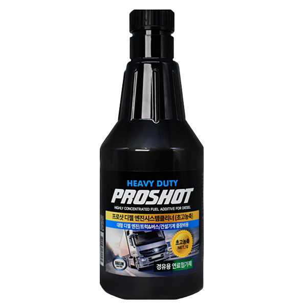 대형화물차용, 연료첨가제, 커먼레일용프로샷 대형디젤 및 커먼레일용 연료첨가제 1L 초고농축 대림기업 25,000원