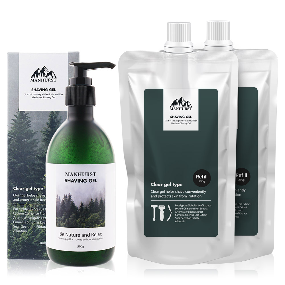 맨허스트 쉐이빙젤 + 리필 250g 2p, 1세트 22,350원