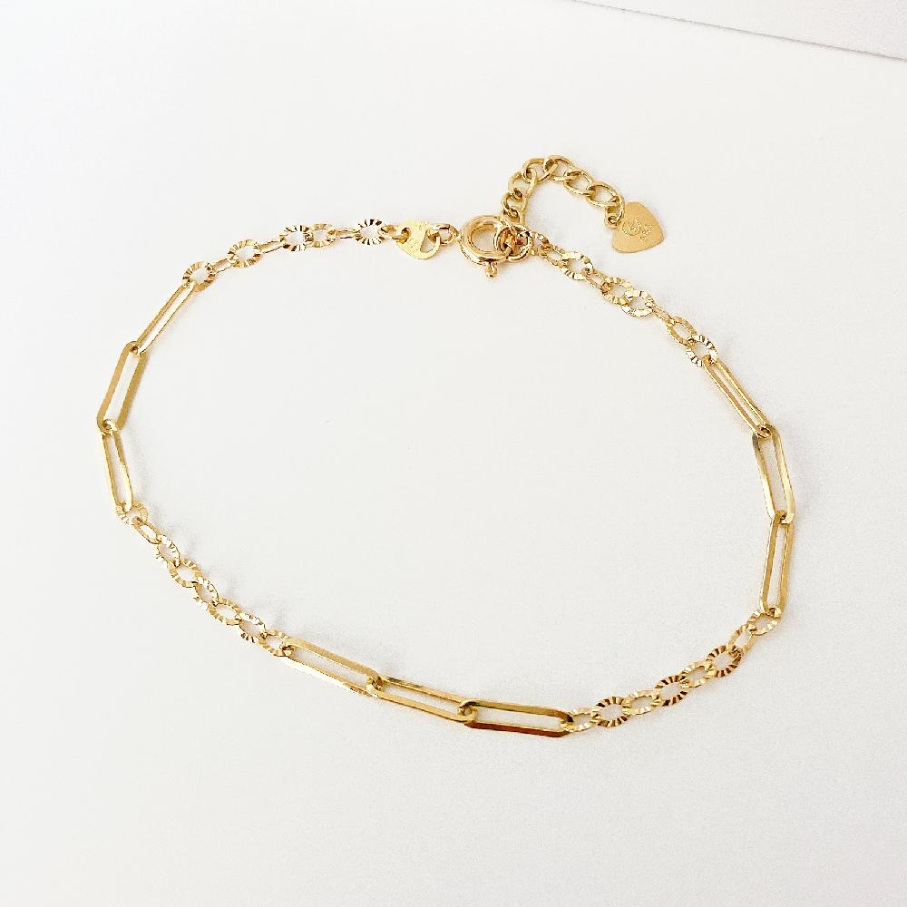 펠리체골드 14K,18K 샤이닝 레일 팔찌(+선물포장) 컷팅 레이어드 여배우팔찌 와이프 금 핑크골드 로즈골드 기념일 여자친구 우정팔찌 414,830원