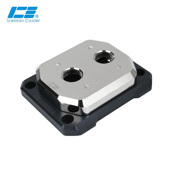 IceManCooler 풀 니켈 도금 CPU 워터 블록, 인텔 13900k 12 13 14 세대 프로세서용, 다이렉트 코어 Delid 168,700원