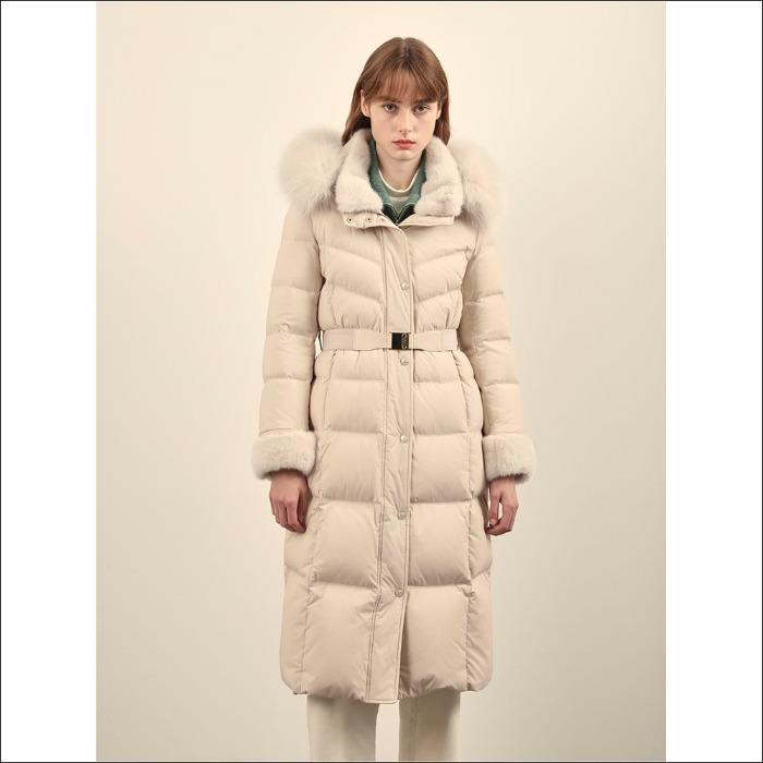 올리비아로렌 HC04 밍크 배색 슬림 구스 점퍼,이월구스롱패딩 VVPKD4WB261 (40828694) 965199 458,430원