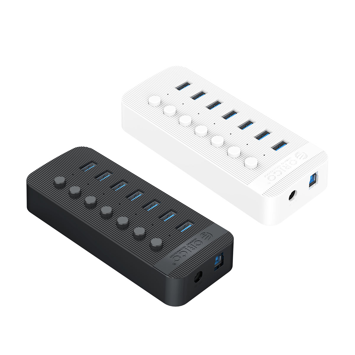 오리코 유전원 USB3.0 허브 7포트 12V아답터 5Gbps 개별스위치 CT2U3-7AB 47,500원