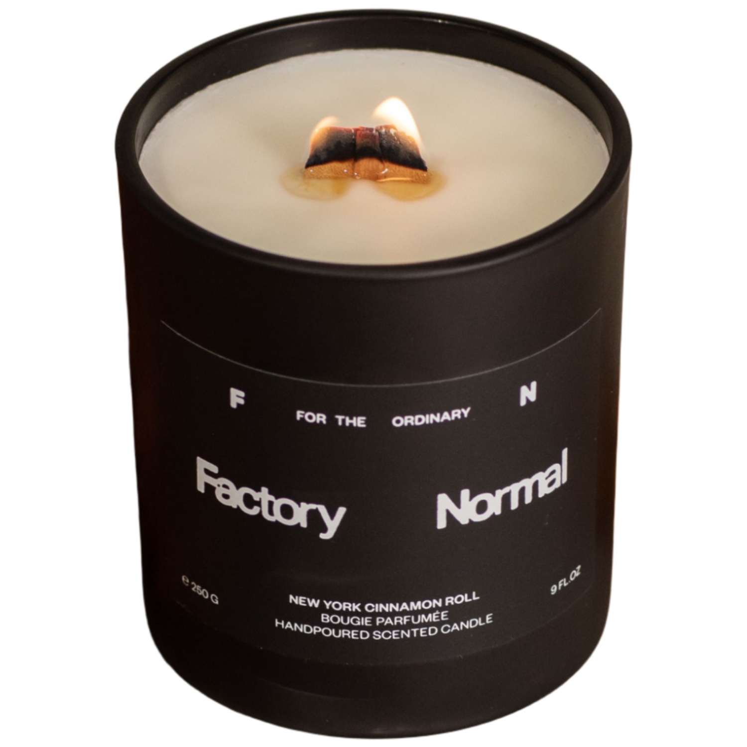 커스텀 블랙 우드 심지 캔들 250g (향 5종 택1) / 불멍 양초 힐링 소이 우디향 나무 24,800원