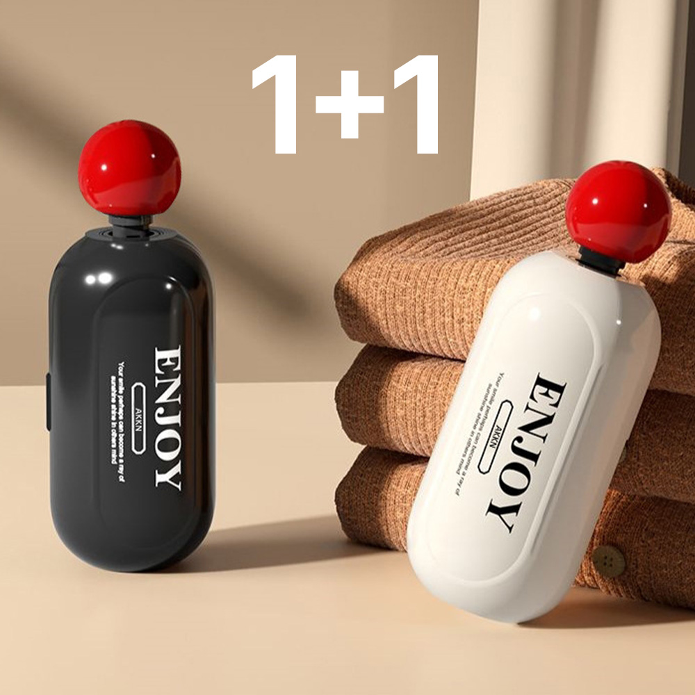 로이슨 휴대용 2in1 돌돌이 털제거 먼지 빗 보풀제거기 블랙&화이트, 2개 15,900원