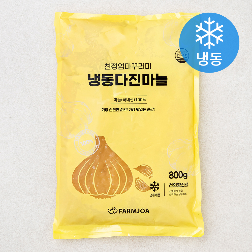 [로켓프레시] 친정엄마꾸러미 다진마늘 (냉동), 800g, 1개 11,990원
