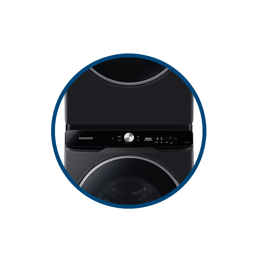 삼성전자 BESPOKE 그랑데 AI 건조기 상단 설치 키트 블랙 캐비어 자가설치 38,000원