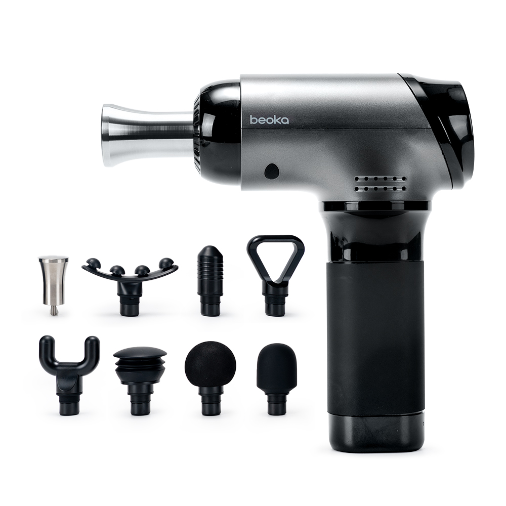 [비오카 코리아] Ti pro max-A1 스마트 가변 진폭 마사지건/안마기 허리 목 승모근 어깨 마사지기 238,000원