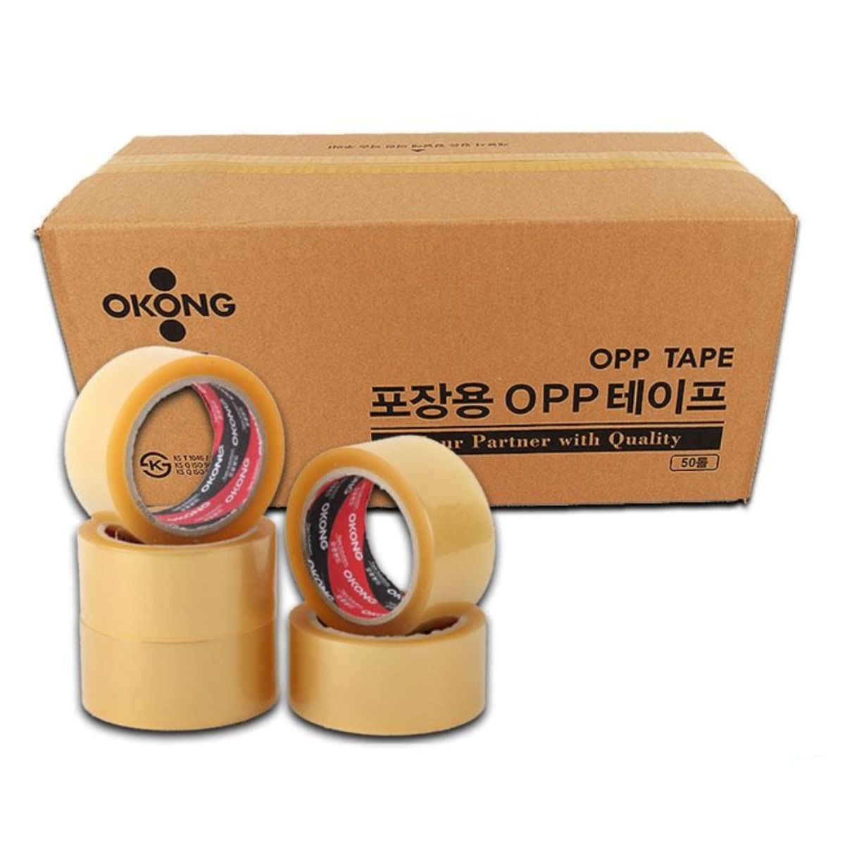 오공본드 겨울용 사계절용 OPP 투명 박스테이프 40M 69,800원
